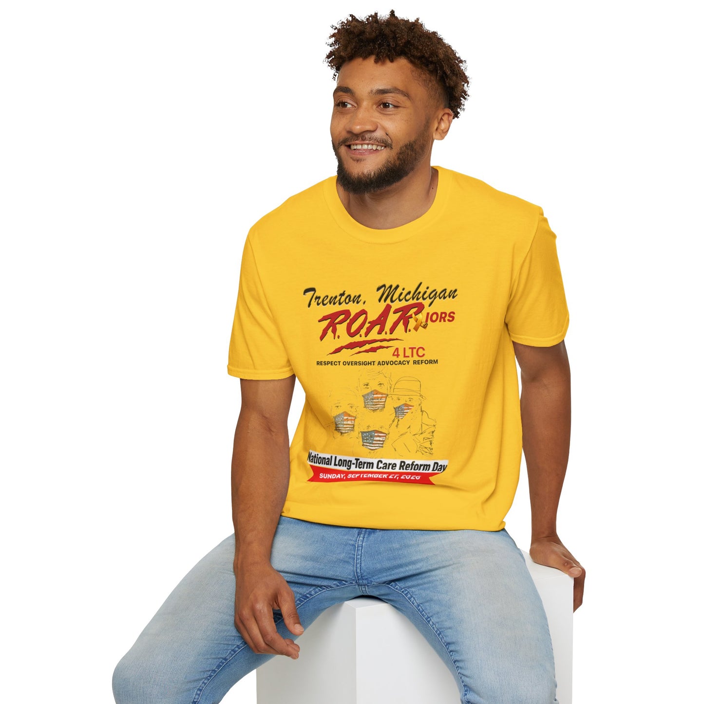 TRENTON, MICHIGAN R.O.A.R.iors 4 LTC OFFICIAL WALK 2026 T-SHIRT