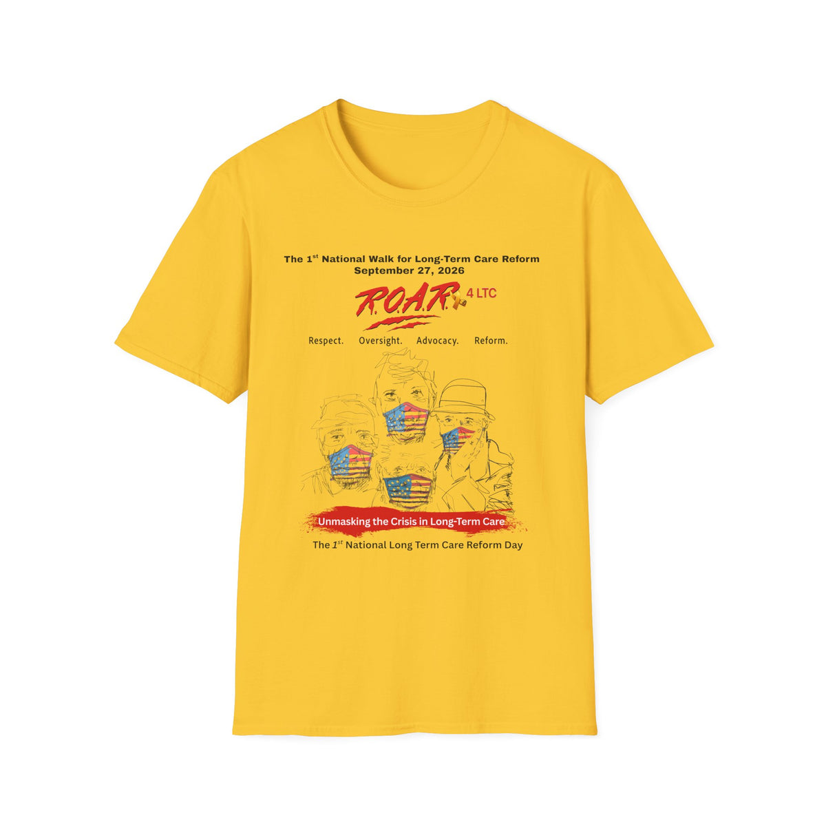 R.O.A.R. 4 LTC OFFICIAL WALK 2026 T-SHIRT (GENERIC)