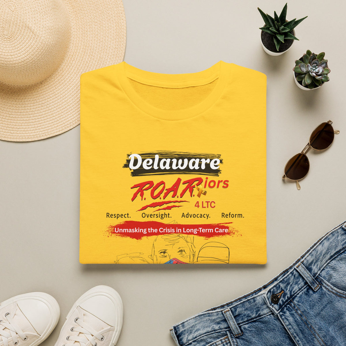 DELAWARE R.O.A.R.iors 4 LTC OFFICIAL WALK 2026 T-SHIRT