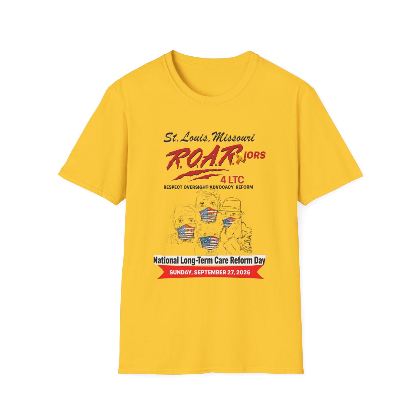 ST. LOUIS R.O.A.R. 4 LTC OFFICIAL WALK 2026 T-SHIRT