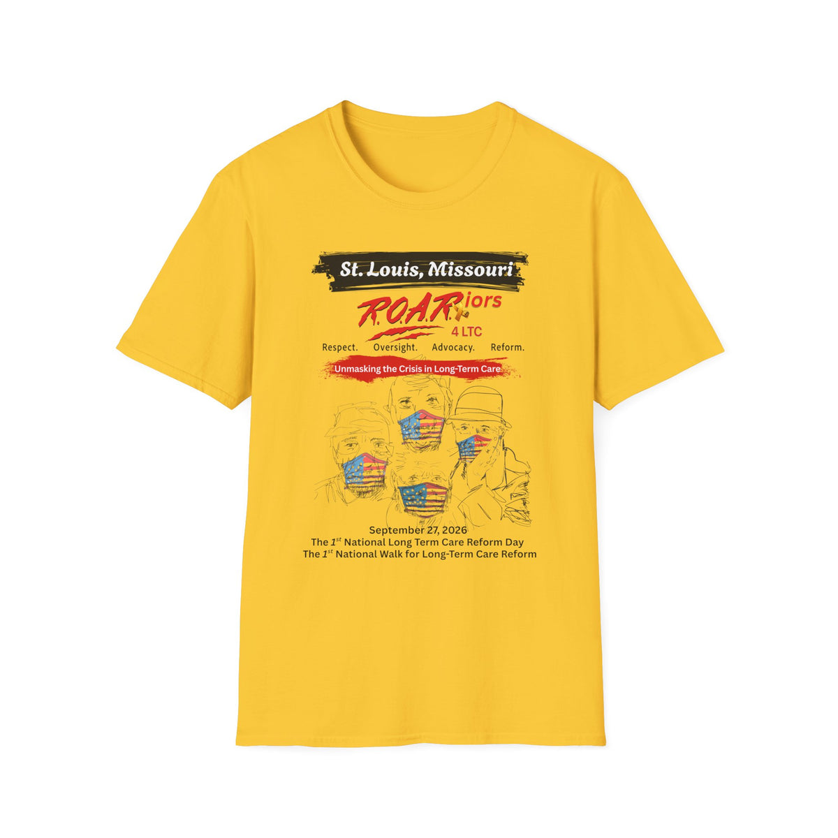 ST. LOUIS R.O.A.R. 4 LTC OFFICIAL WALK 2026 T-SHIRT