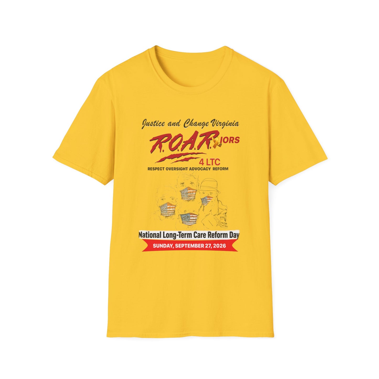 VIRGINIA R.O.A.R.iors 4 LTC OFFICIAL WALK 2026 T-SHIRT
