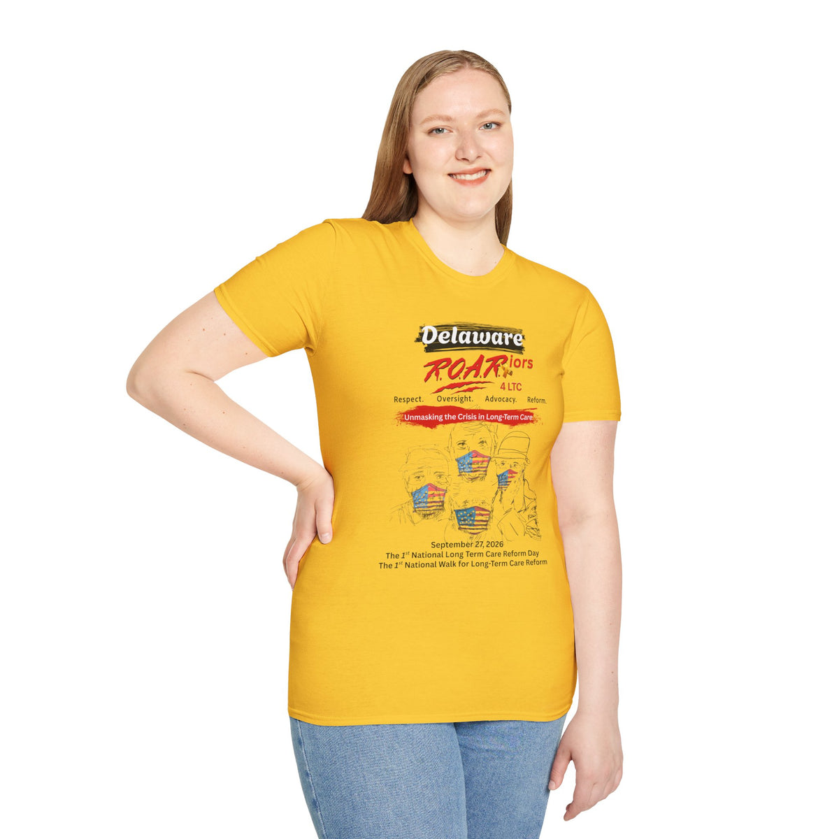 DELAWARE R.O.A.R.iors 4 LTC OFFICIAL WALK 2026 T-SHIRT