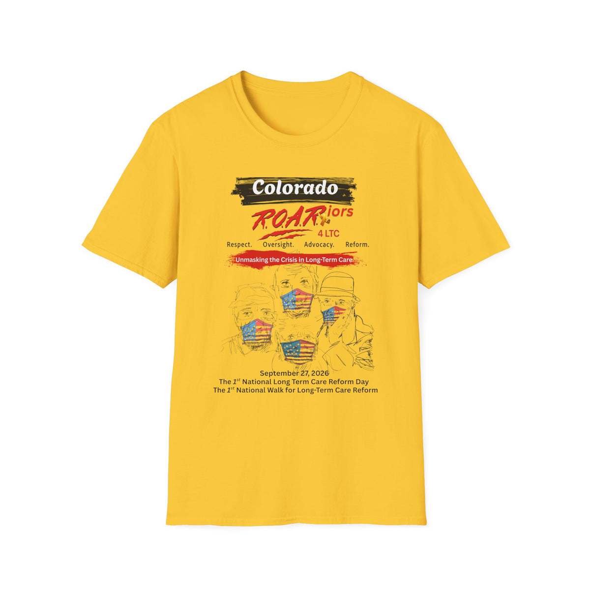 COLORADO R.O.A.R. 4 LTC OFFICIAL WALK 2026 T-SHIRT