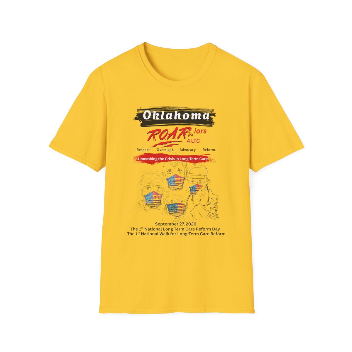 OKLAHOMA R.O.A.R.iors 4 LTC OFFICIAL WALK 2026 T-SHIRT