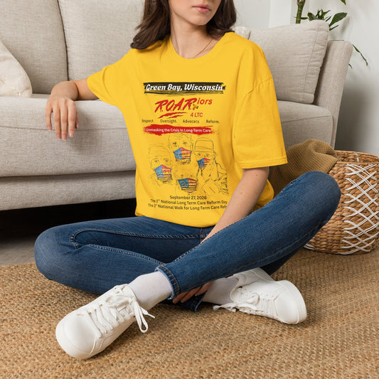 Green Bay, Wisconsin R.O.A.R.iors Walk For Long-Term Care Reform T-Shirt