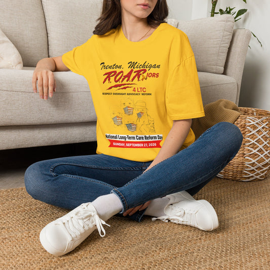 TRENTON, MICHIGAN R.O.A.R.iors 4 LTC OFFICIAL WALK 2026 T-SHIRT