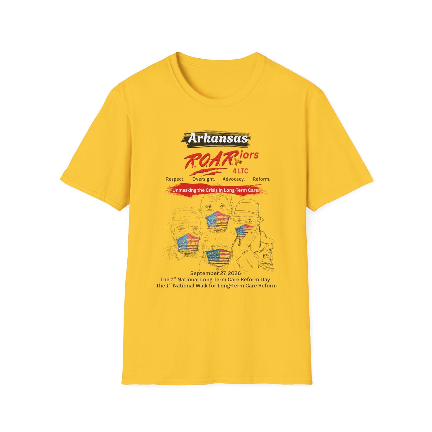 ARKANSAS R.O.A.R. 4 LTC OFFICIAL WALK 2026 T-SHIRT