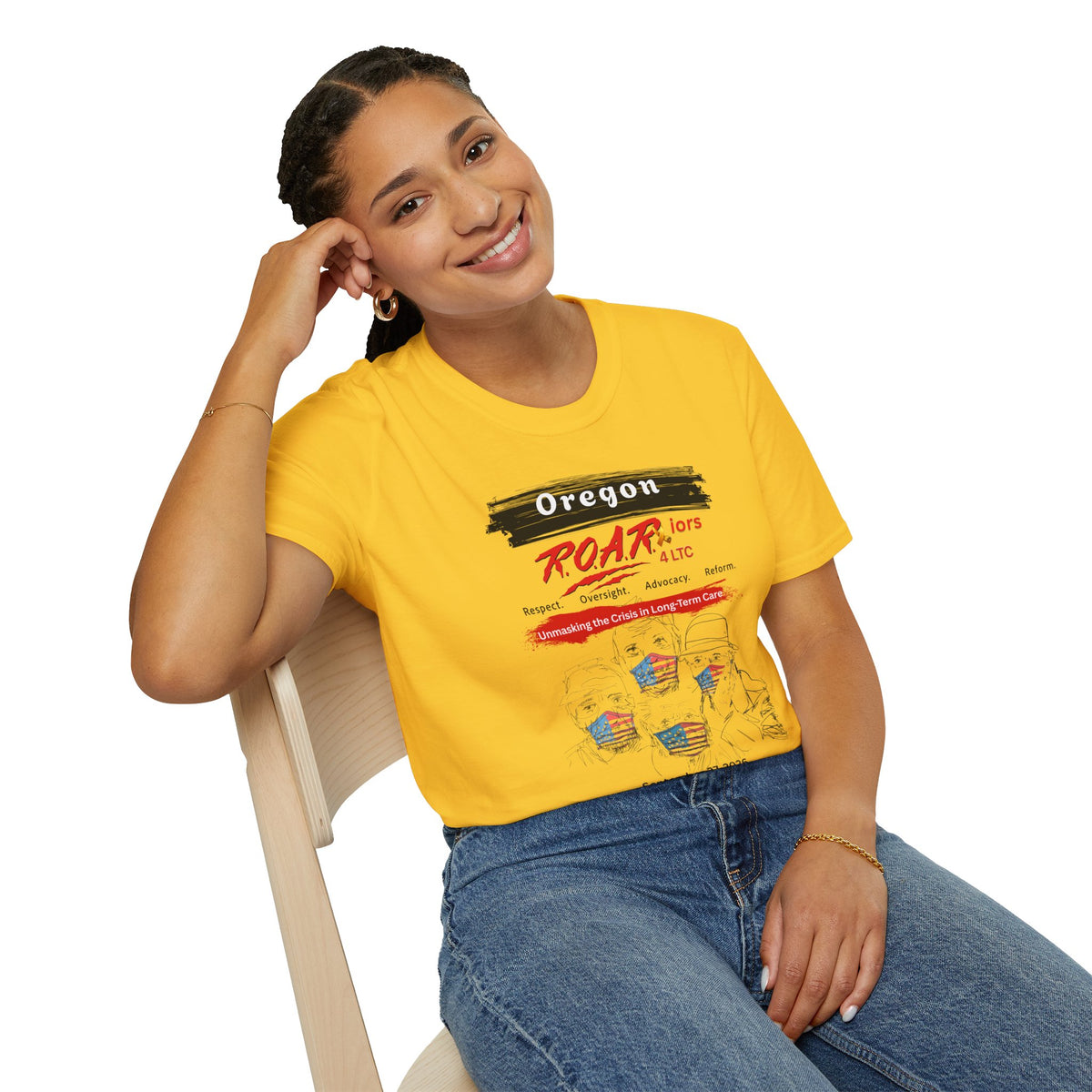 OREGON  R.O.A.R.iors 4 LTC OFFICIAL WALK 2026 T-SHIRT