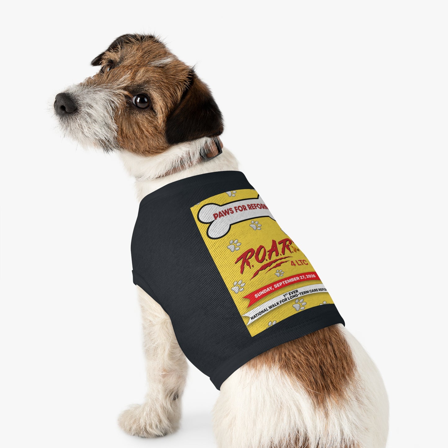 Pet Tank Top - "Paws for Reform" ROAR Walk Charity Dog Shirt (September 27, 2026)