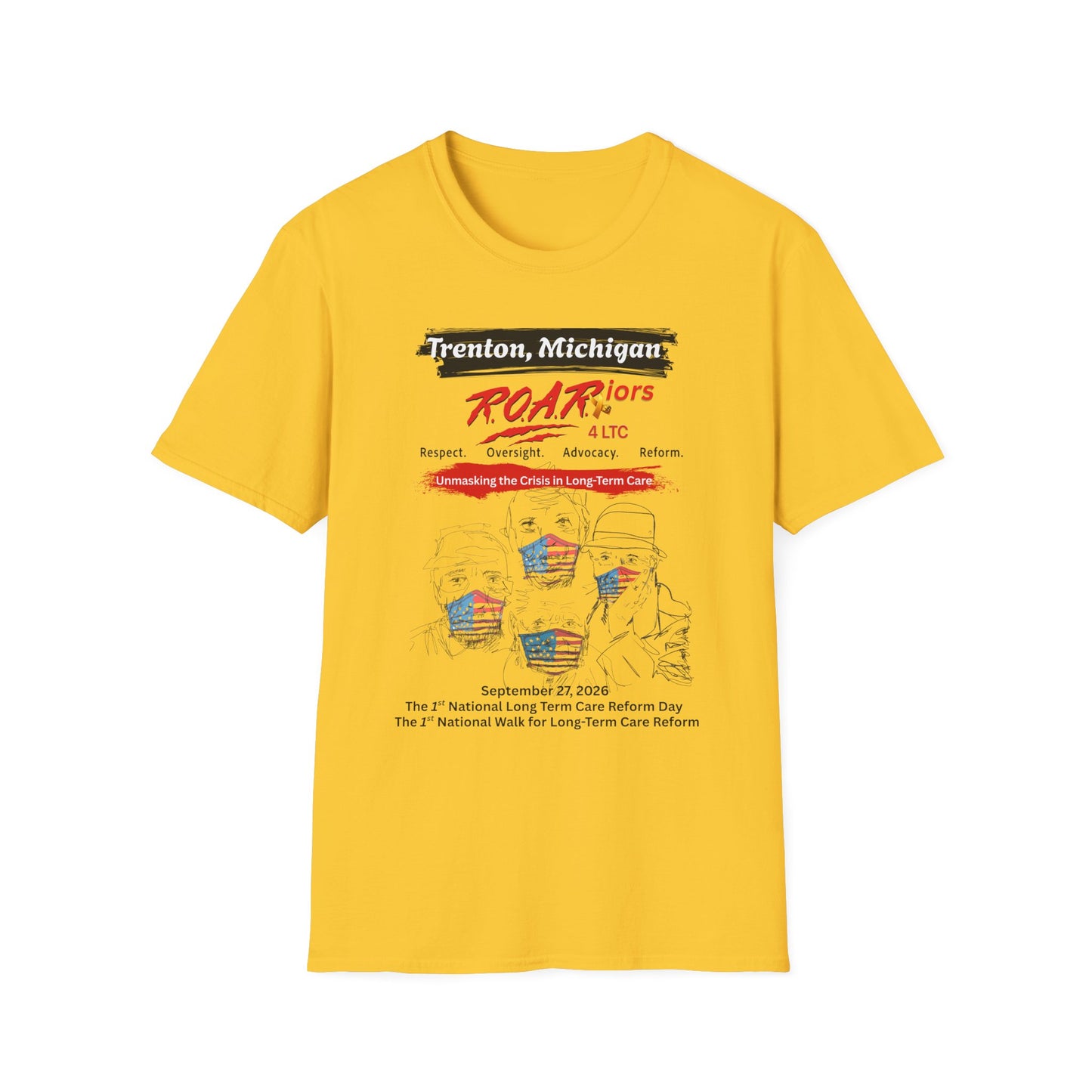 MICHIGAN R.O.A.R. 4 LTC OFFICIAL WALK 2026 T-SHIRT