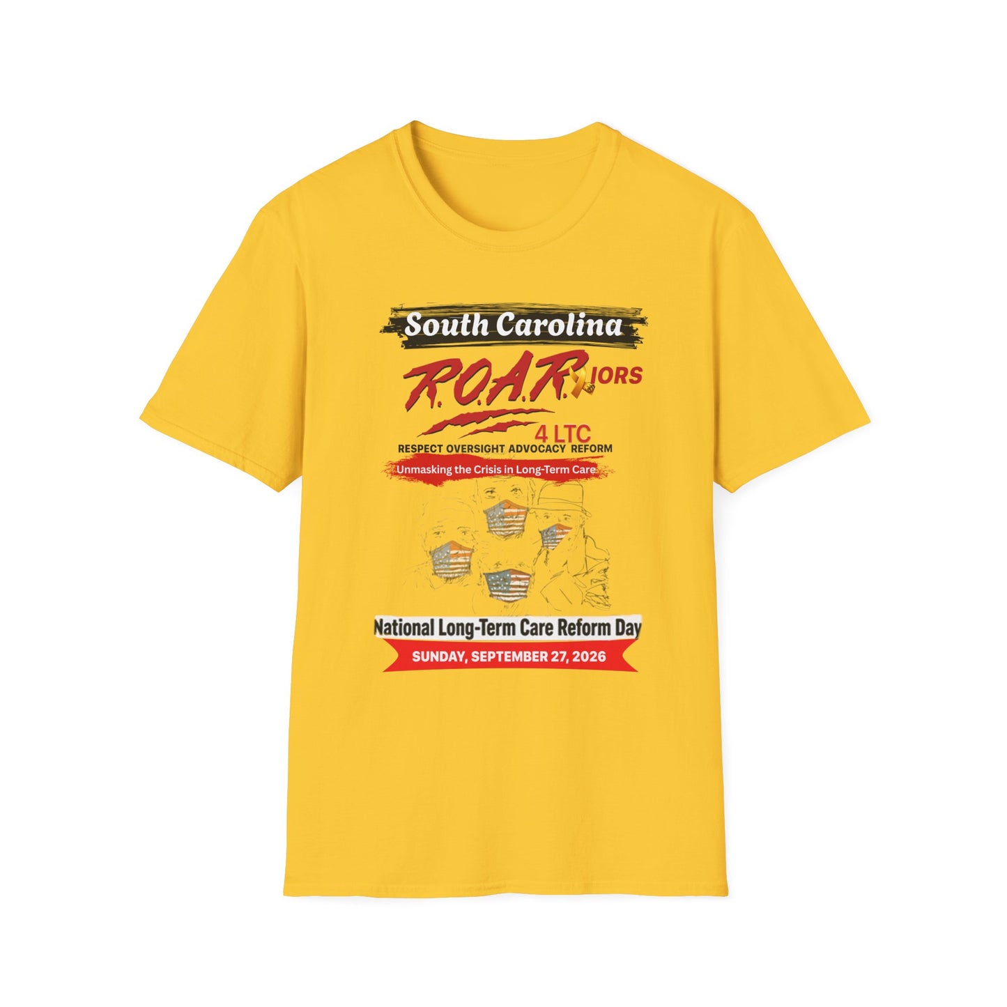 SOUTH CAROLINA R.O.A.R. 4 LTC OFFICIAL WALK 2026 T-SHIRT