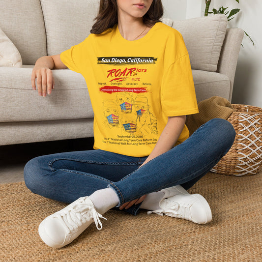 SAN DIEGO, CALIFORNIA R.O.A.R.iors 4 LTC OFFICIAL WALK 2026 T-SHIRT