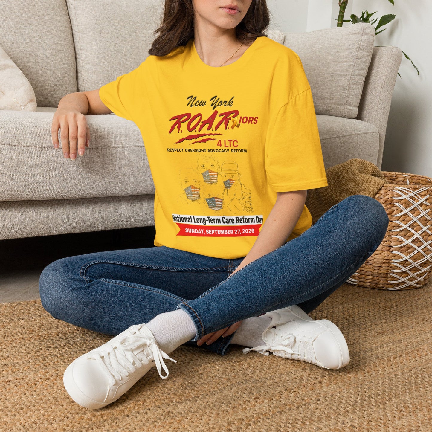 NEW YORK R.O.A.R. 4 LTC OFFICIAL WALK 2026 T-SHIRT